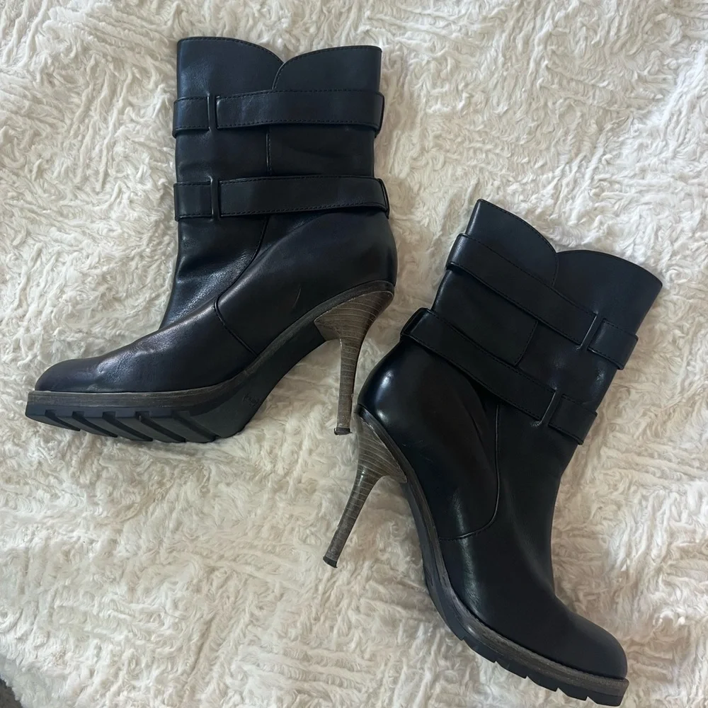 Coach Thelma Stiletto Leather Boots